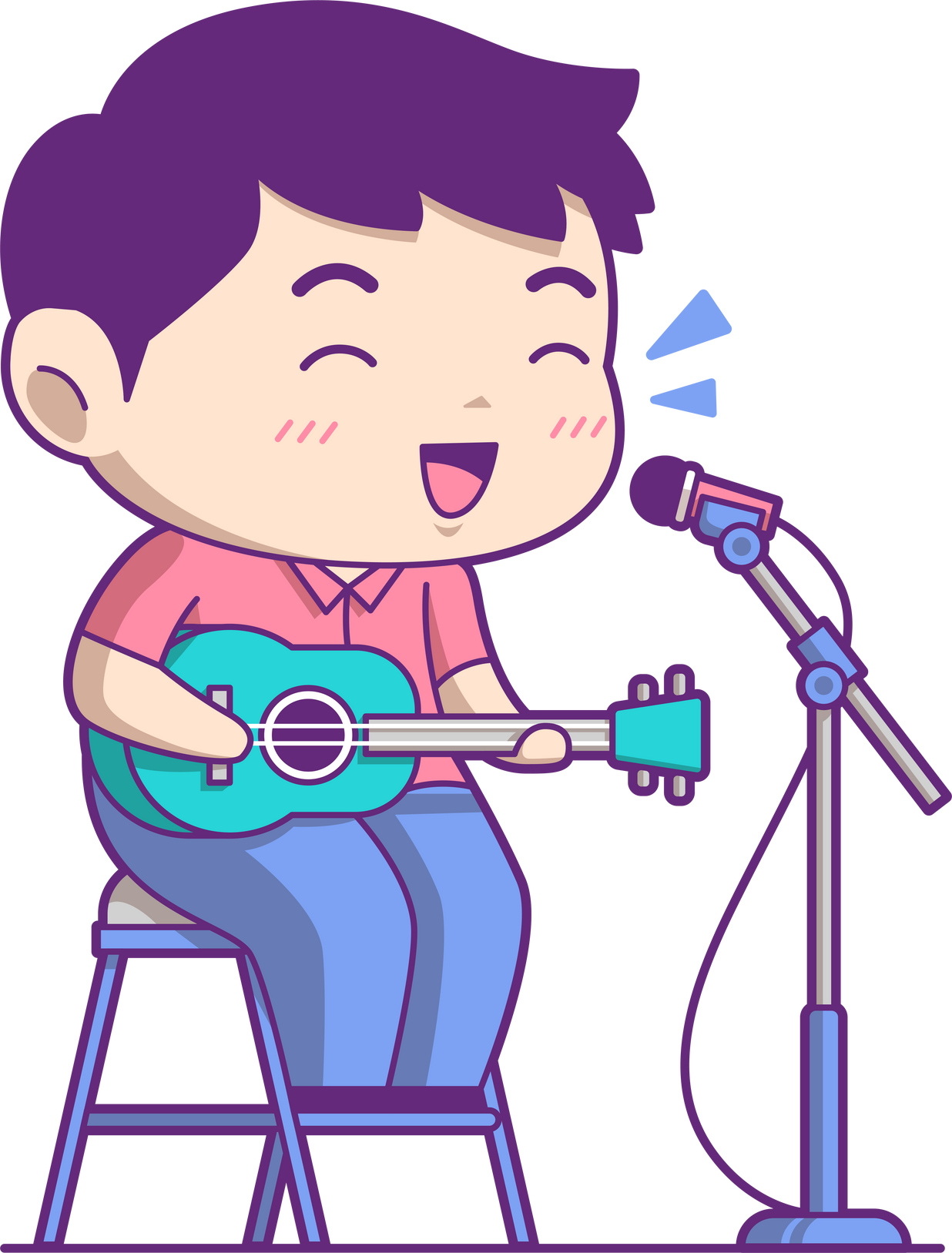 Singer with Acoustic Guitar